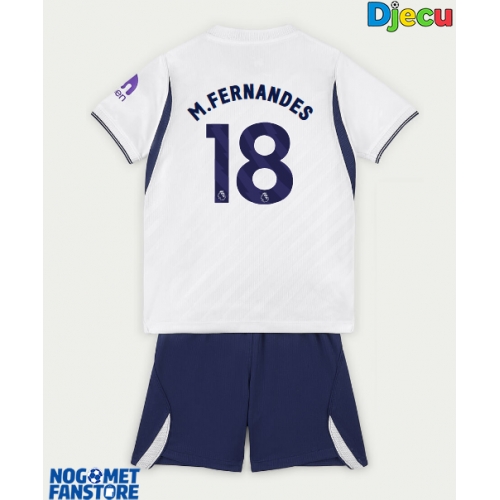 Tottenham Hotspur Mateus Fernandes #18 Domaci Dres za djecu 2026-27 Kratak Rukav (+ Kratke hlače)